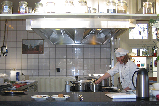 chef cooking in the kitchen