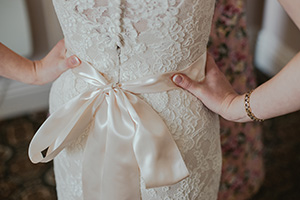 Tailoring Error on Bridal Dress