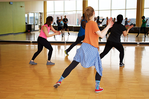 dance class students