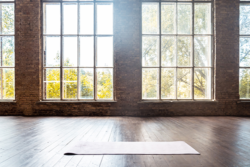 empty pilates studio