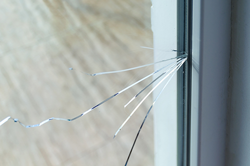 broken window third party property damage - window