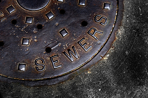 Sewer Sewer cover hole pollution
