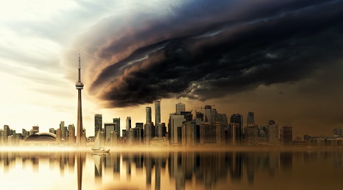 A major storm over Toronto