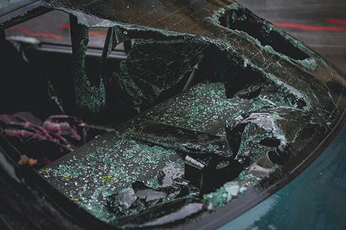 broken windshield broken windshield