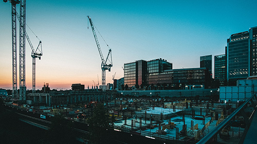 construction site in Ontario