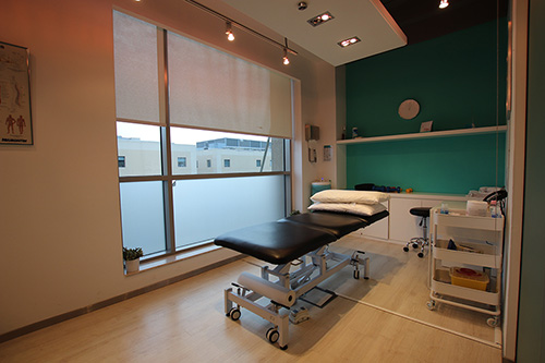 table at clinic office