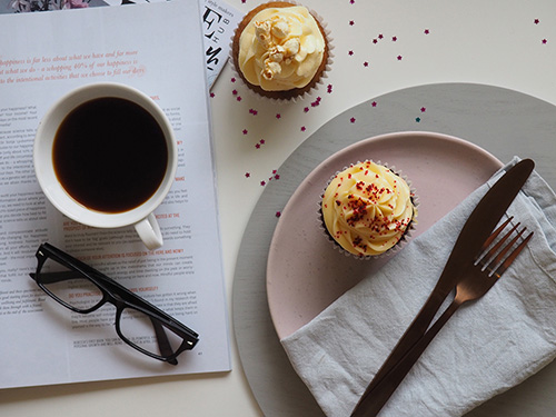 cupcake on table