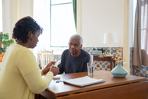 caregiver prescribing medication