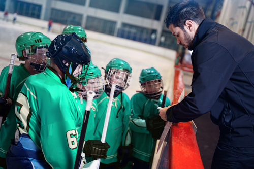 Hockey trainer