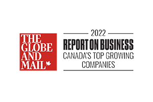 The Globe and Mail - Canada Top Growing Companies Award