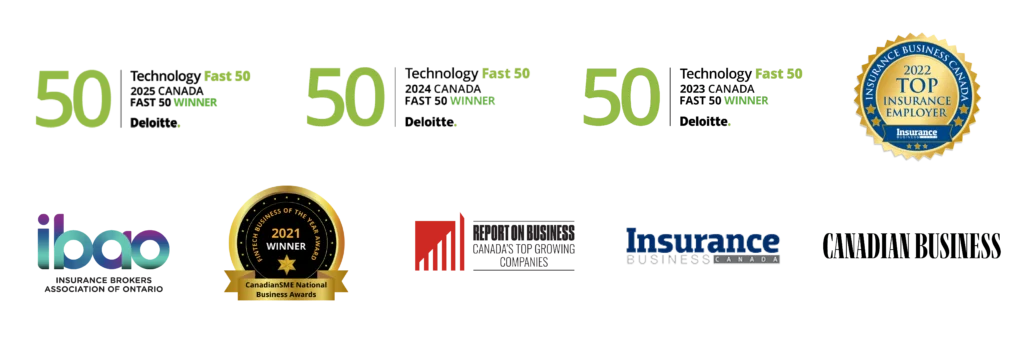 Zen_awards_desktop Zensurance achievements and awards logos.